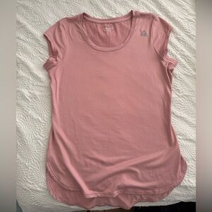 Reebok Women's Soft Pink Short Sleeve Tee